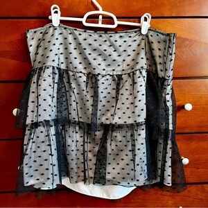 Tulle polka dot skirt Torrid 12T